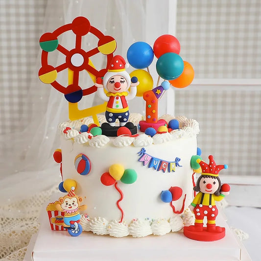 Magical Circus Cake Toppers